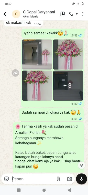 Pengiriman Karangan Bunga Pondok Bambu