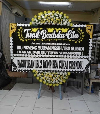 Papan Bunga di Pondok Bambu